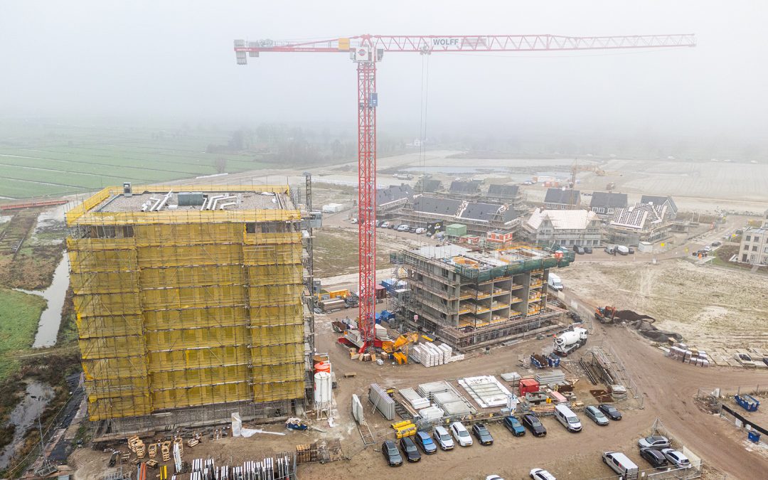 Voortgang bouw in deelgebied III